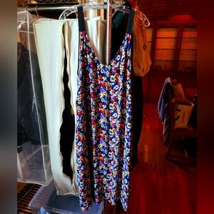 Rag and Bone Estell Floral V-neck Midi Dress